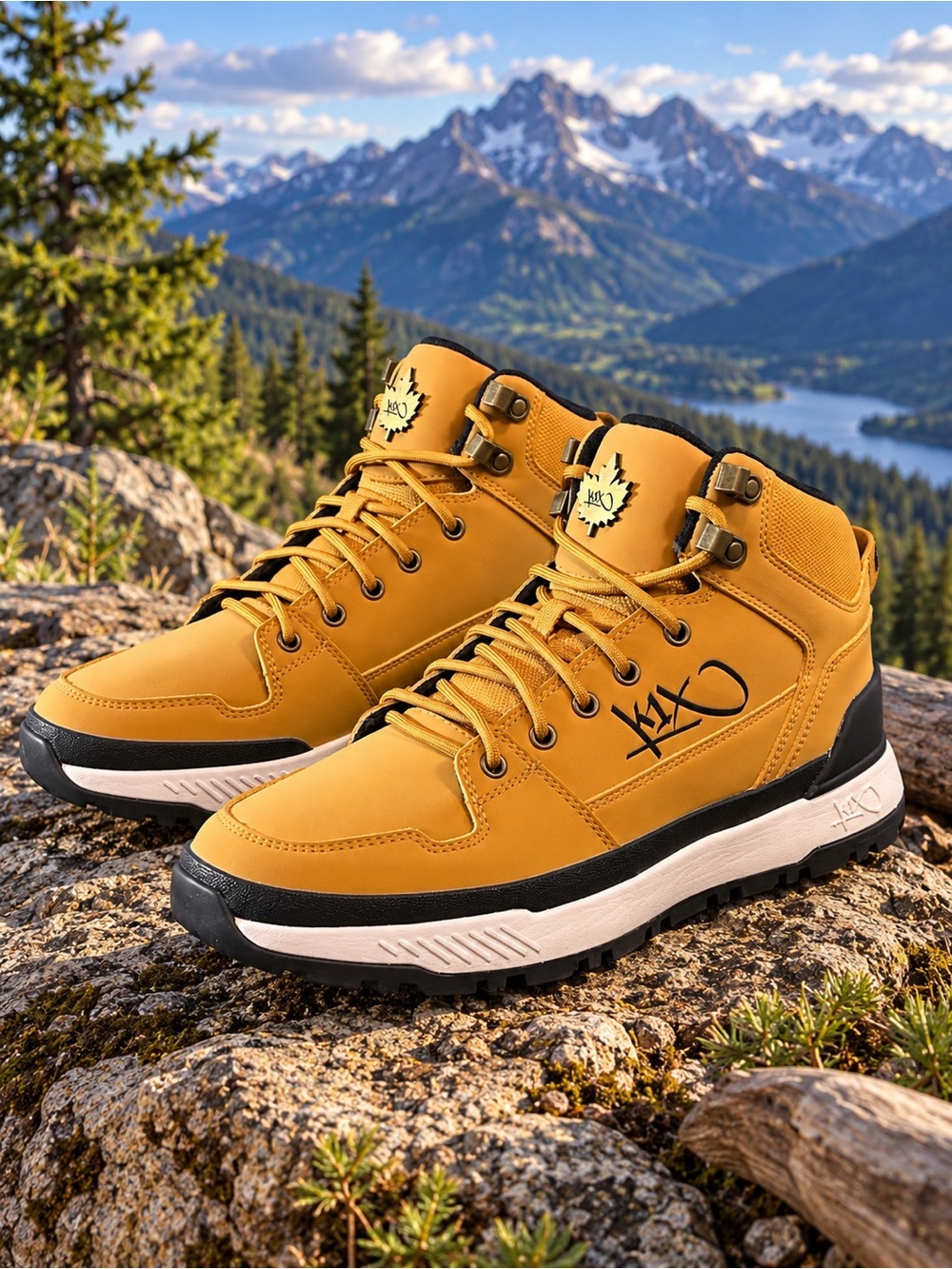 Men’s K1X Yellow hiking boots size 10.5